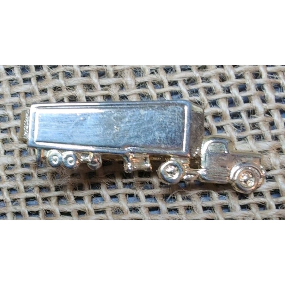 Vintage Semi Truck Neck Tie Clip
